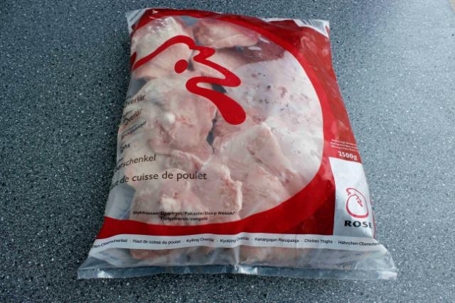 Kyllingeoverlår u/ ryg frost. halal