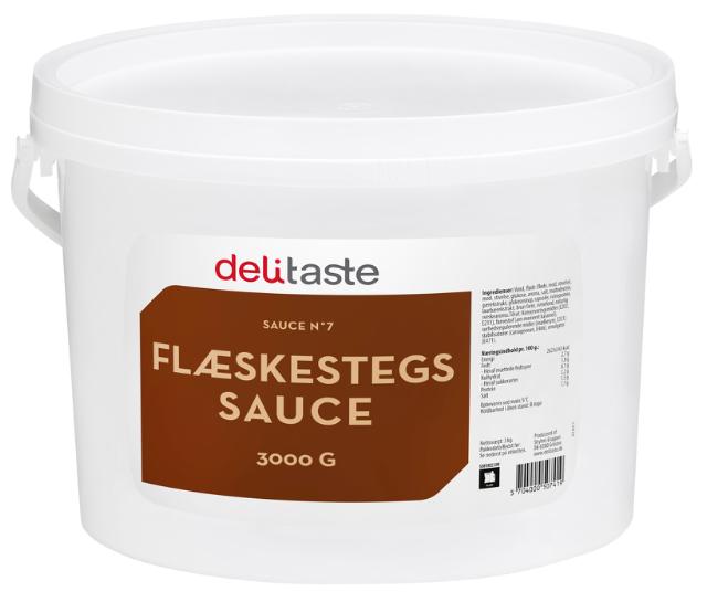 Flæskestegssauce 3 kg. Delitaste